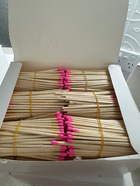 Coloured matches 10cm (Pack of 400)