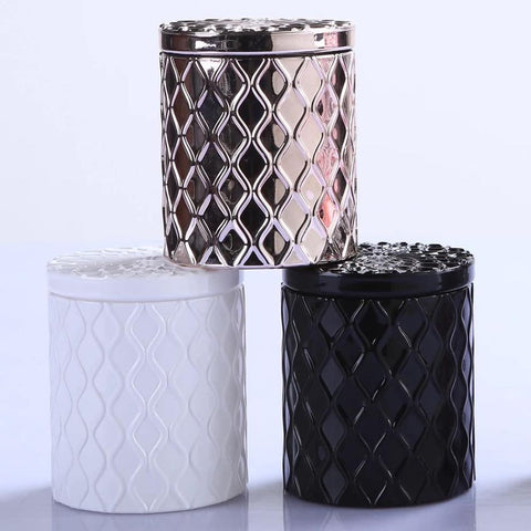 All Class Embossed Jars with Lid