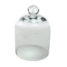 Glass dome candle lids