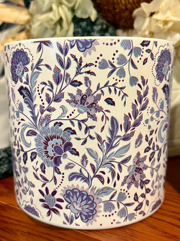 Blue & White Bird and Floral Vessels