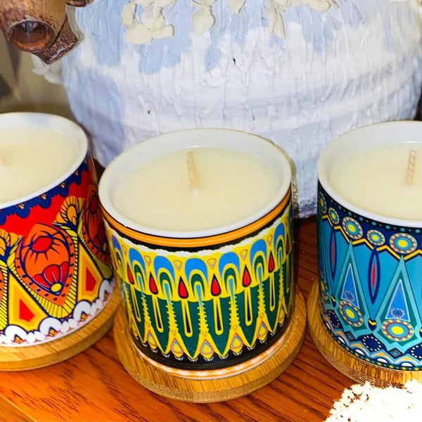 Unique Mandela Vessels (Set of 4)