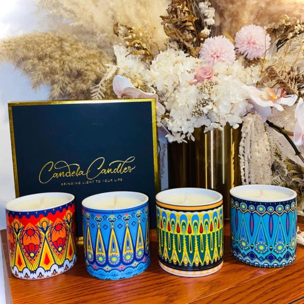 Unique Mandela Vessels (Set of 4)