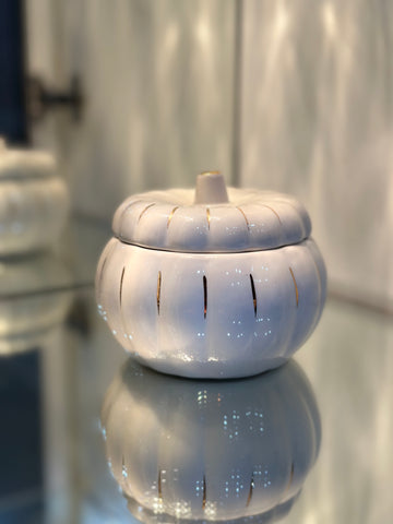 Ready Made Candle in Pumpkin Vessel